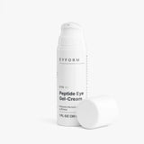 EYE 01 airless pump bottle with its cap removed