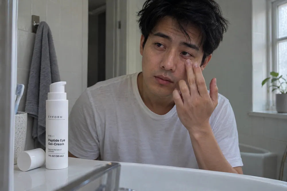 Why under-eyes can look puffy in the morning
